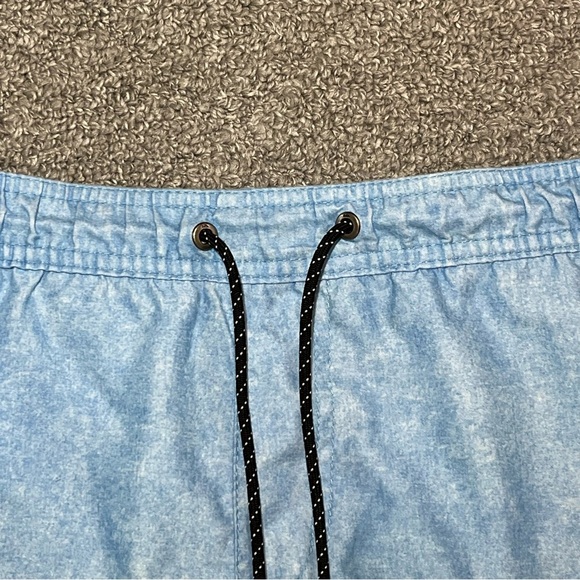 Quicksilver Volley Shorts Mens Size Medium Blue Lined Sport Drawstring Swim - Picture 3 of 10